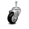Service Caster 3.5 Inch Black Polyurethane Wheel Swivel 3/8 Inch Threaded Stem Caster SCC SCC-TS20S3514-PPUB-BLK-381615 - alternate 1